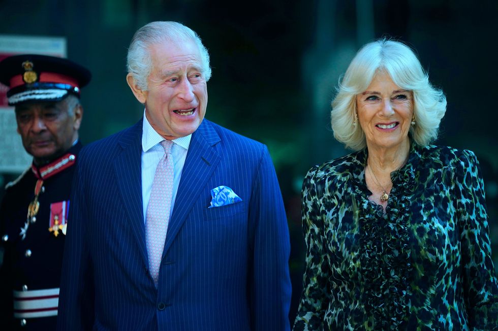 Charles and Camilla at UCH