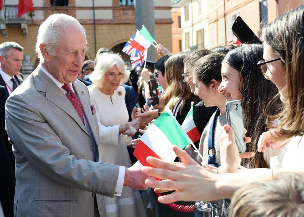 Charles and Camilla in Ravenna