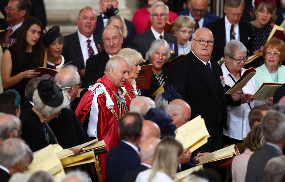 Royal news: King Charles and Camilla arrive at St Paul's Cathedral ...