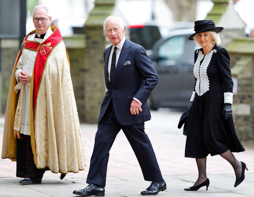 Charles, Camilla and The Reverend Canon Alan Gyle