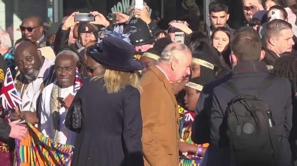 Egg LAUNCHED at King Charles for the second time in a month during Luton visit