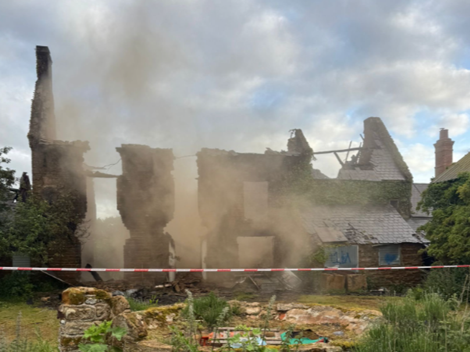 Charles Spencer farmhouse fire