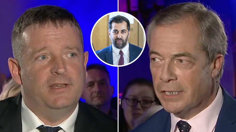 Charlie Abel and Nigel Farage clash over independence