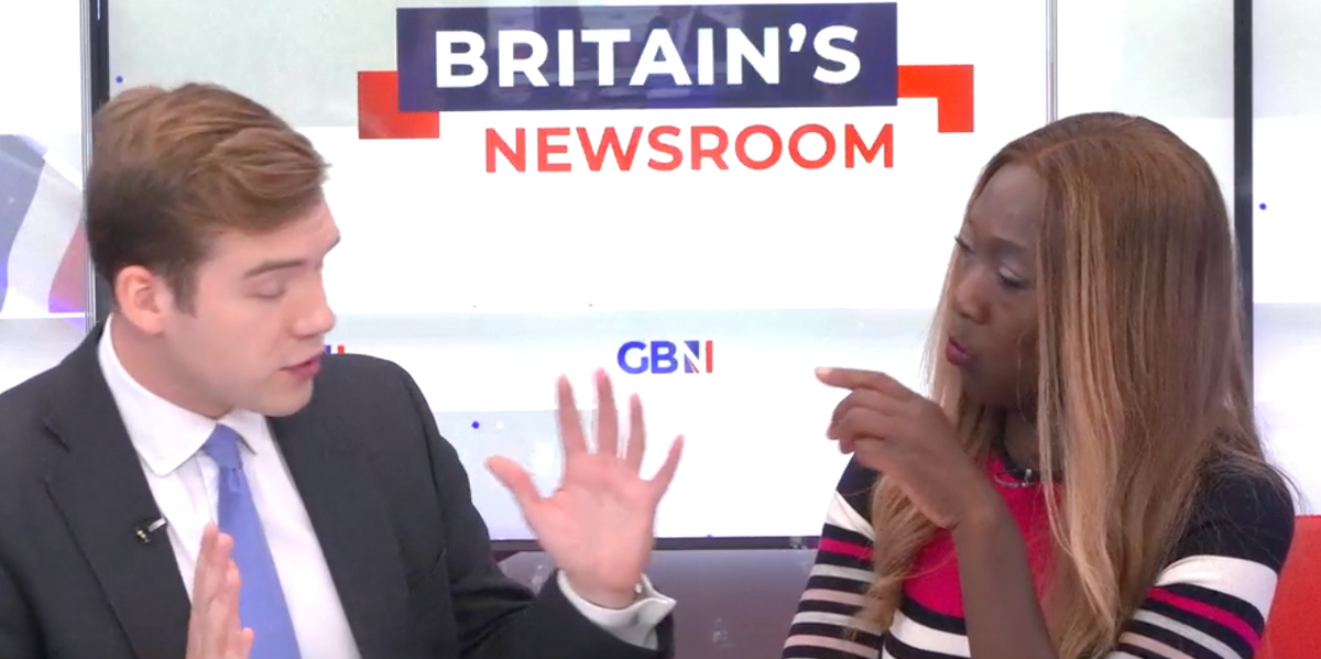 NextImg:WATCH: Lively clash kicks off on GB News over US gun laws