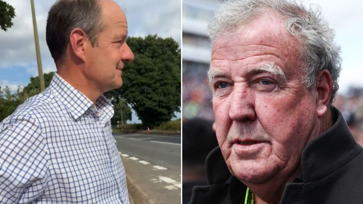 Charlie Ireland and Jeremy Clarkson