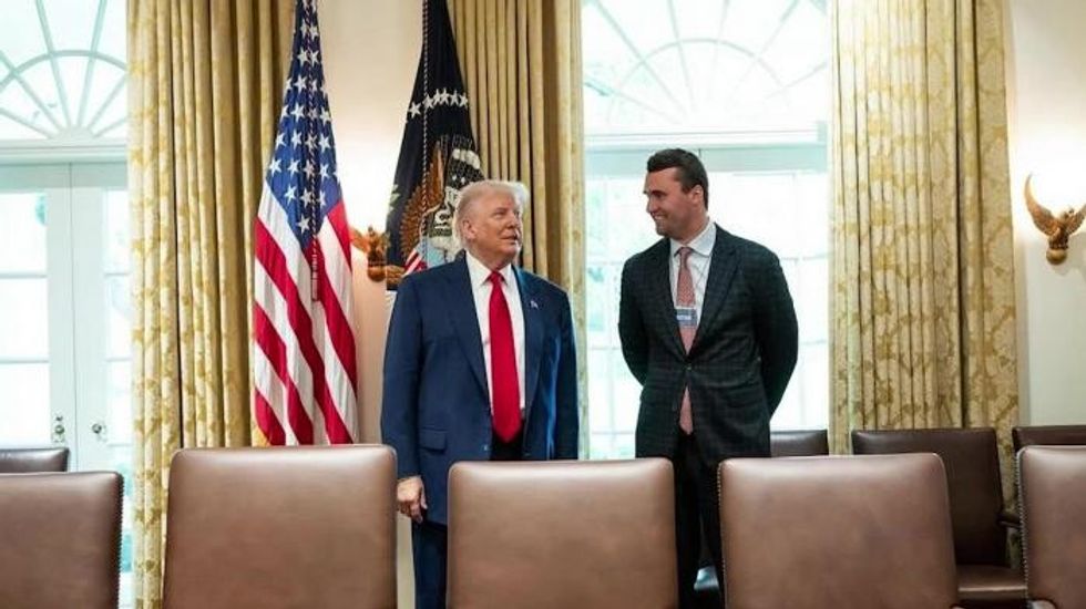 Charlie Kirk and Donald Trump