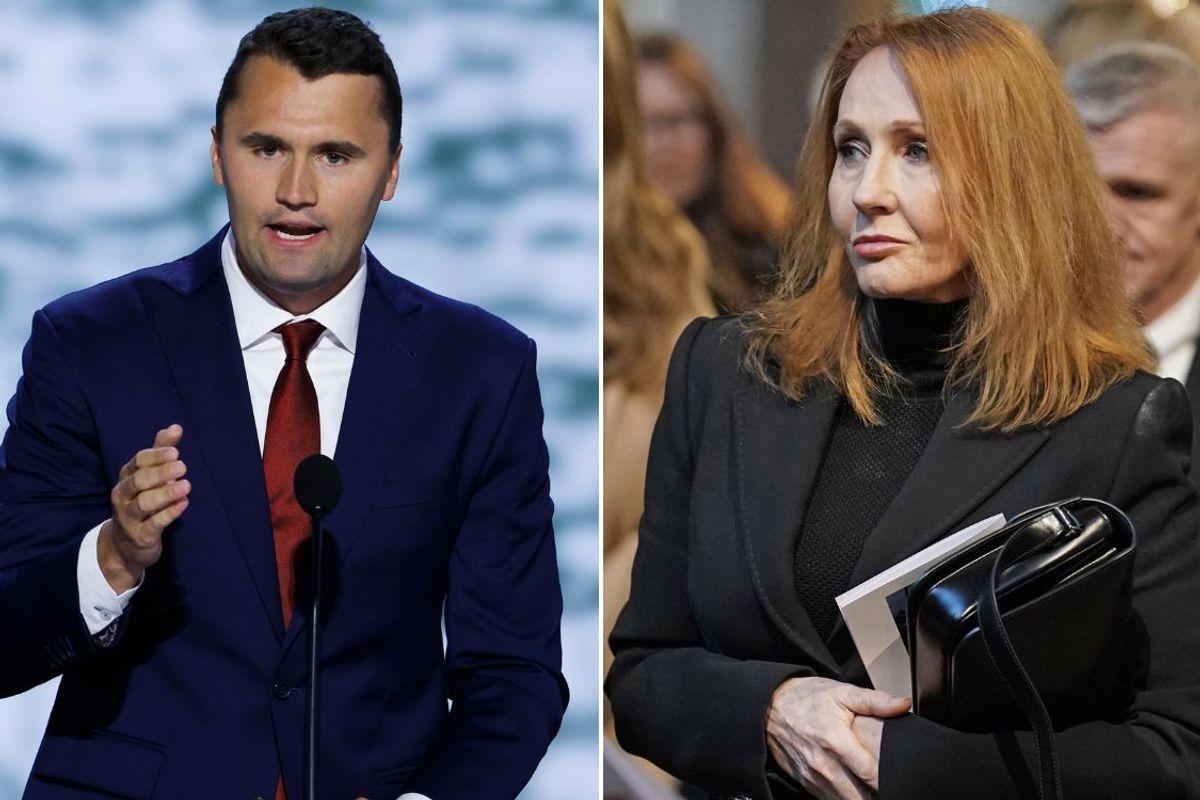 Charlie Kirk and JK Rowling