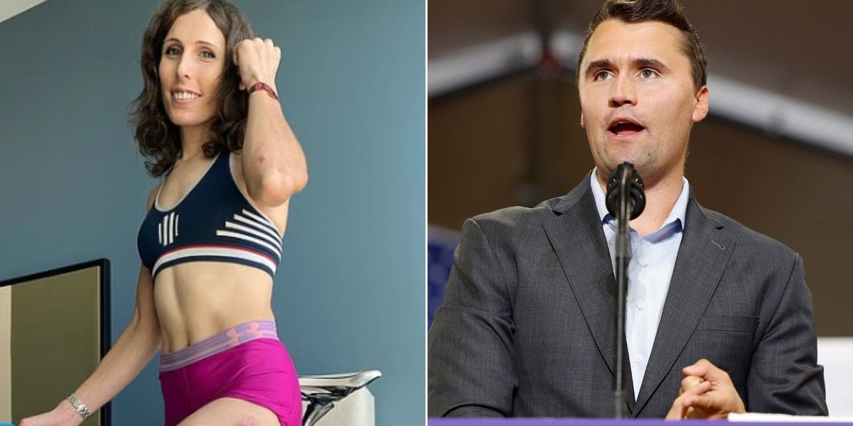 NextImg:Trans cyclist who celebrated Charlie Kirk's death called 'grotesque' as past controversies revealed