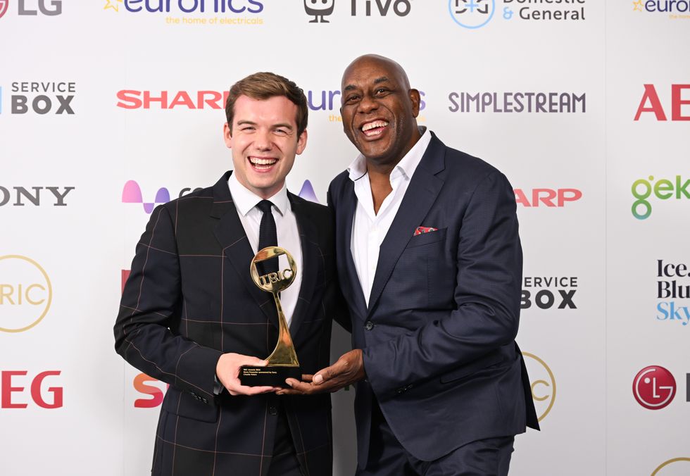 Charlie Peters and Ainsley Harriot