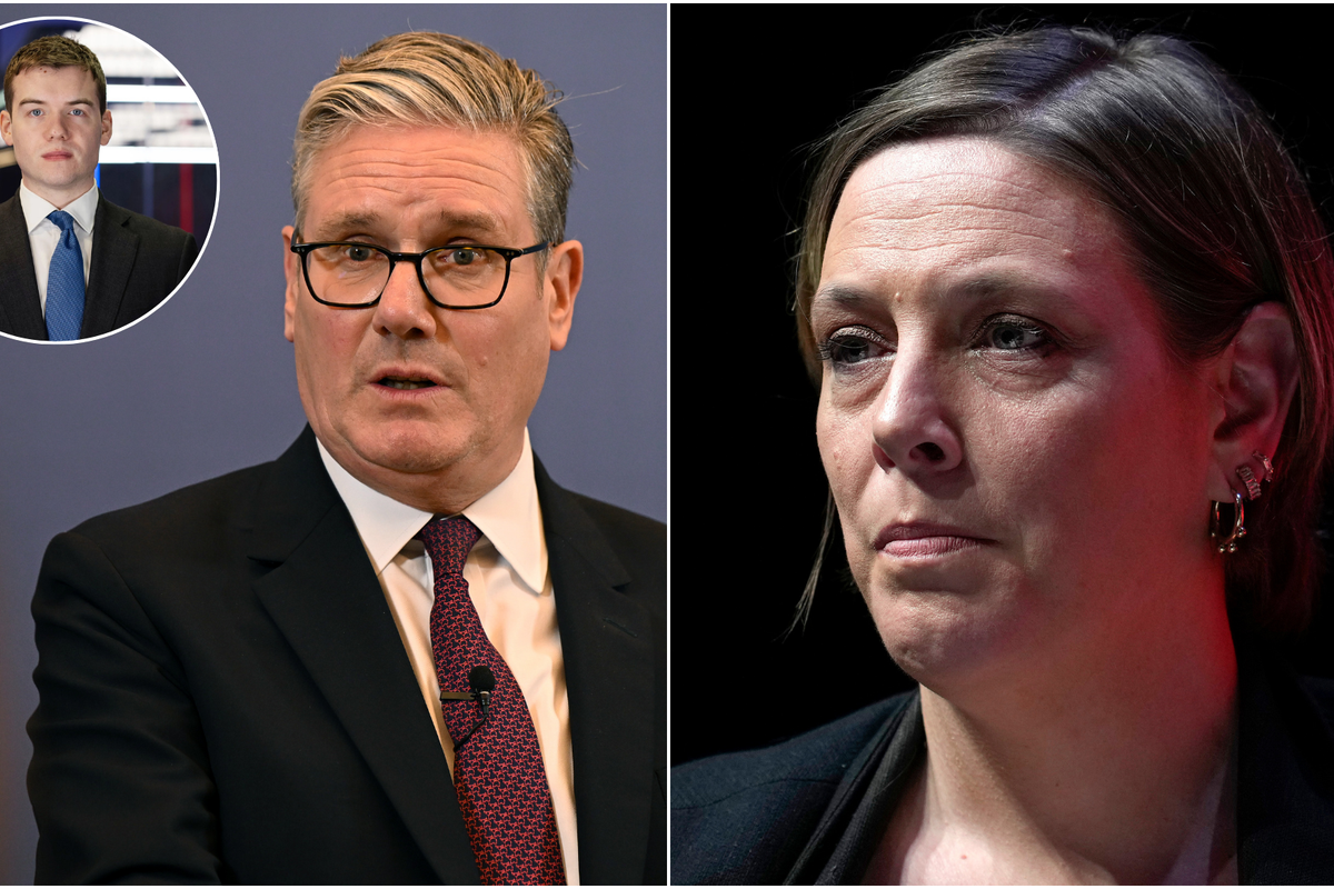 Charlie Peters, Keir Starmer and Jess Phillips