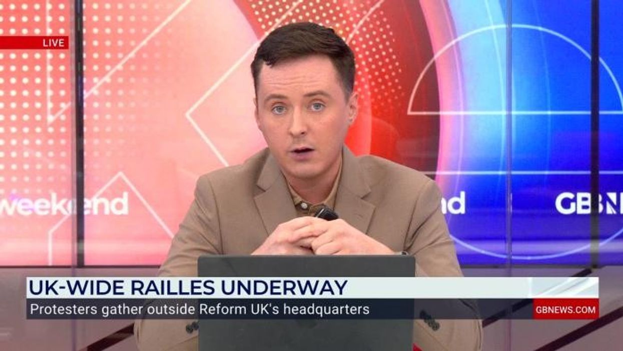 Nigel Farage's office targeted by HUNDREDS of left-wing 'stand up to racism' activists who blame Reform UK leader for riots