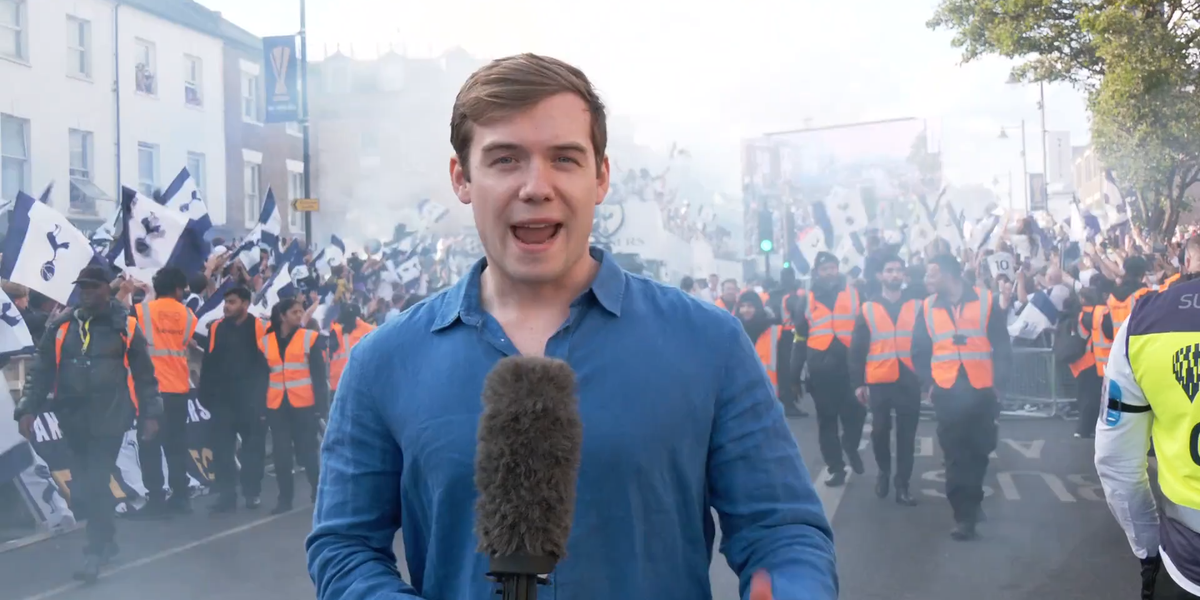 NextImg:Watch as Charlie Peters reports from the Tottenham Hotspur bus parade - 'A glory, glory day'