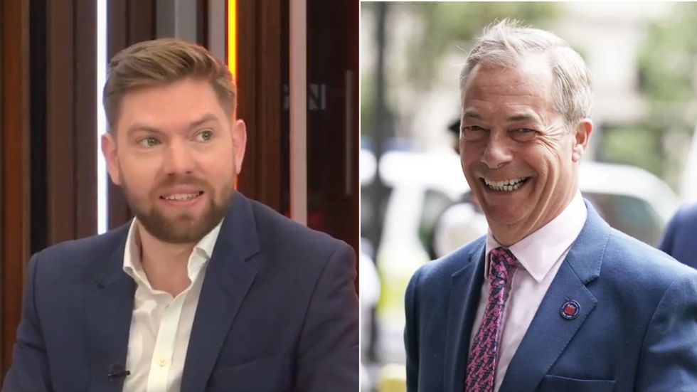 Charlie Rowley and Nigel Farage