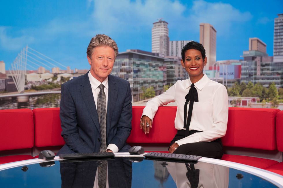 Charlie Stayt and Naga Munchetty