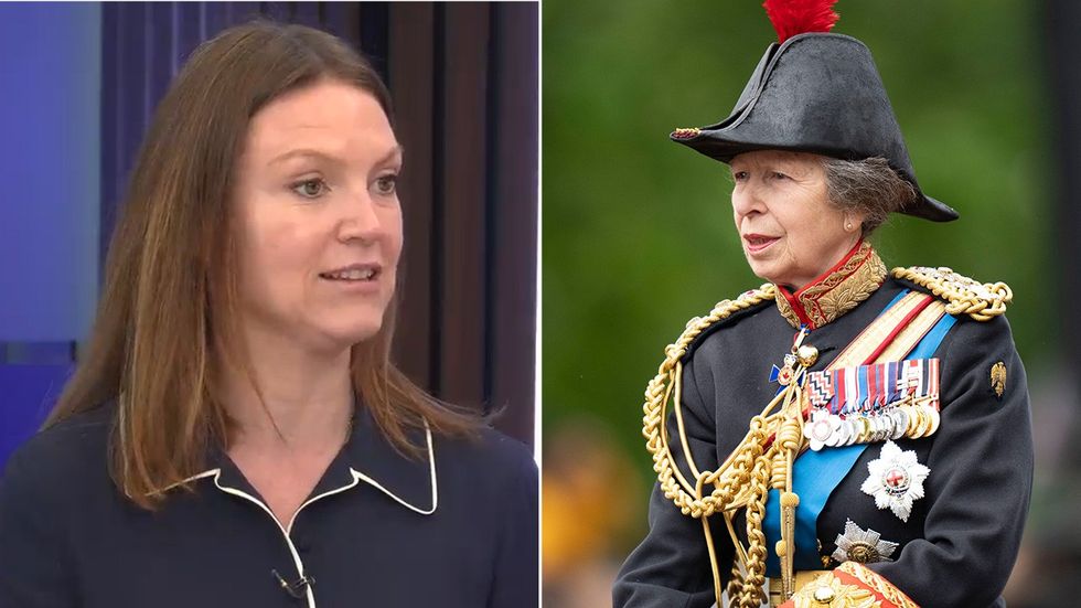 Charlotte Griffiths and Princess Anne