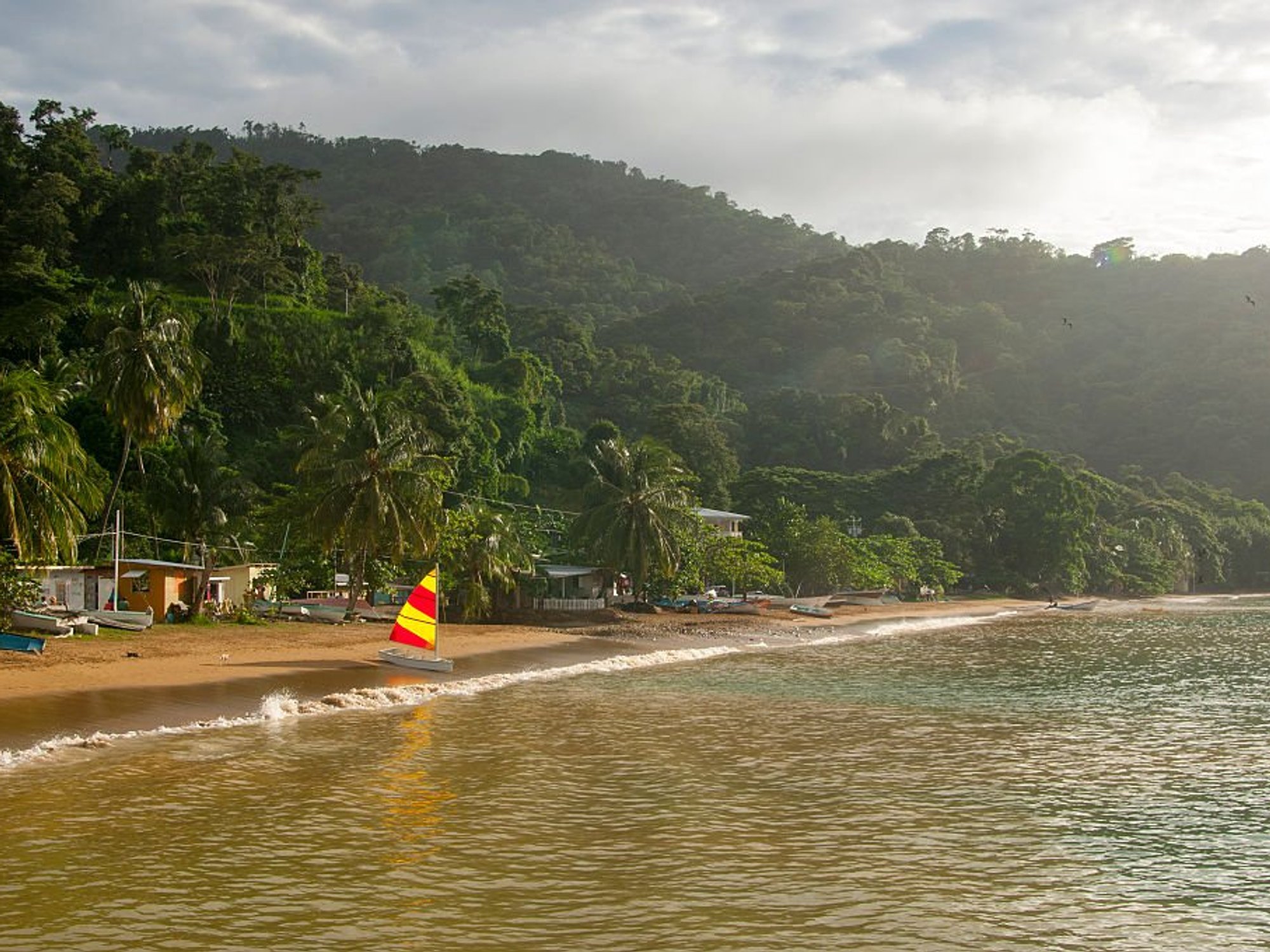 Charlotteville on the Caribbean island of Tobago is known for its beaches