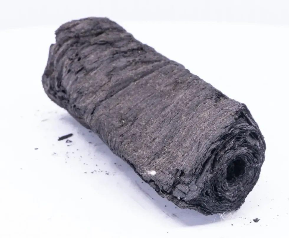 Charred scroll