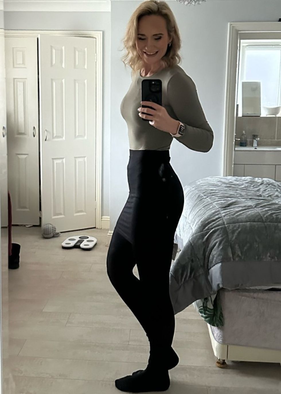 Cheeks after her weight loss transformation