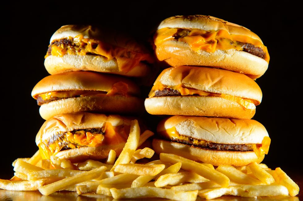 Cheeseburgers and fries will need calorie labelling at chains under new rules