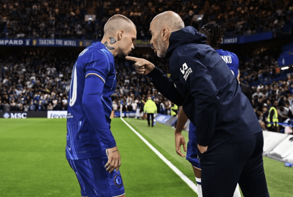 Chelsea boss Enzo Maresca was not happy with Mykhailo Mudryk\u200b