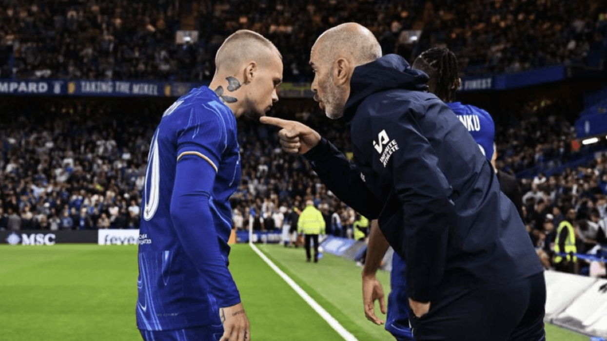 Chelsea boss Enzo Maresca was not happy with Mykhailo Mudryk