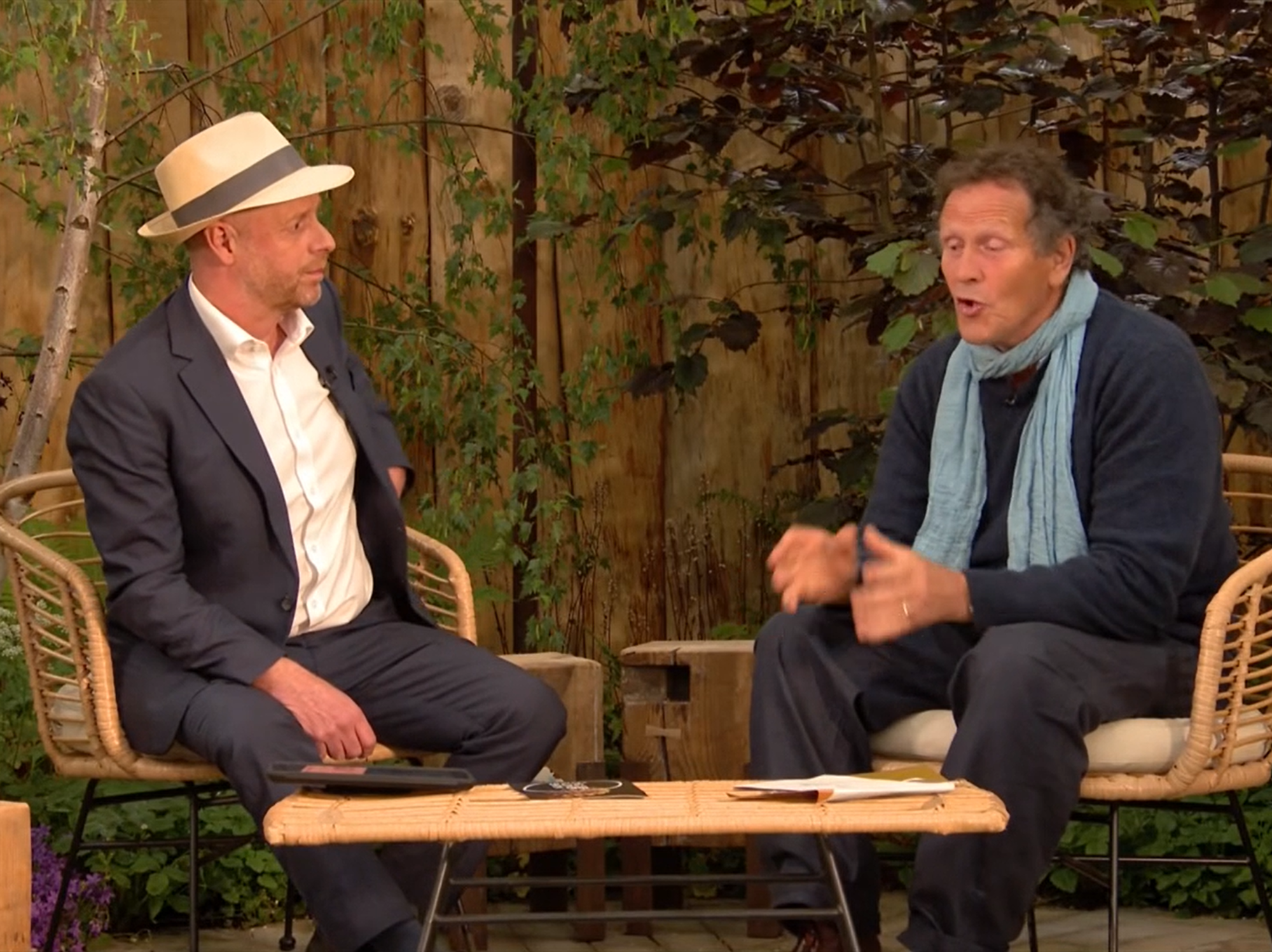 Chelsea Flower Show 2024: Monty Don and Joe Swift