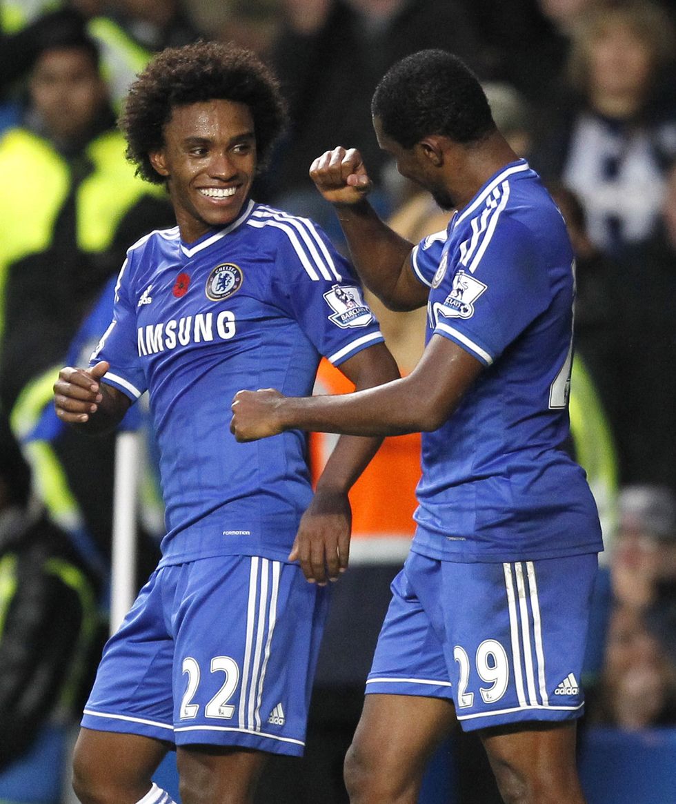 Chelsea Willian Samuel Eto'o
