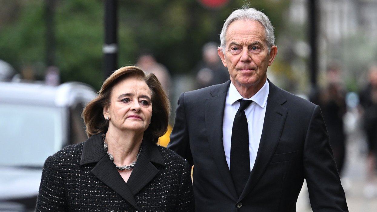 Cherie Blair and Tony Blair