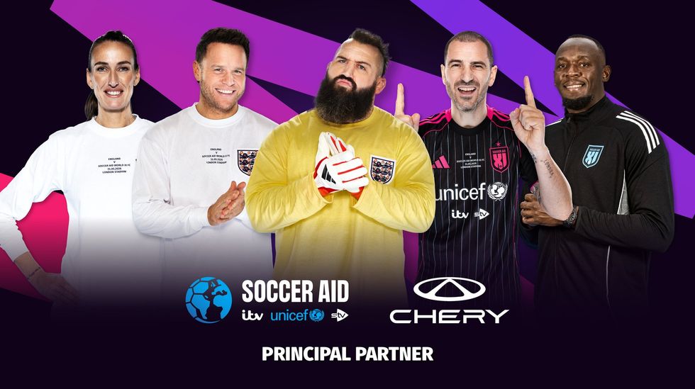 Chery UK will become the Official Car Partner for \u200bSoccer Aid for UNICEF
