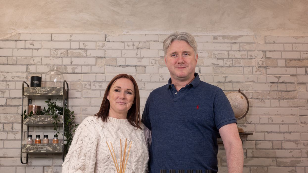 Cheryl and Duncan Maclean, the founders of Candle Shack