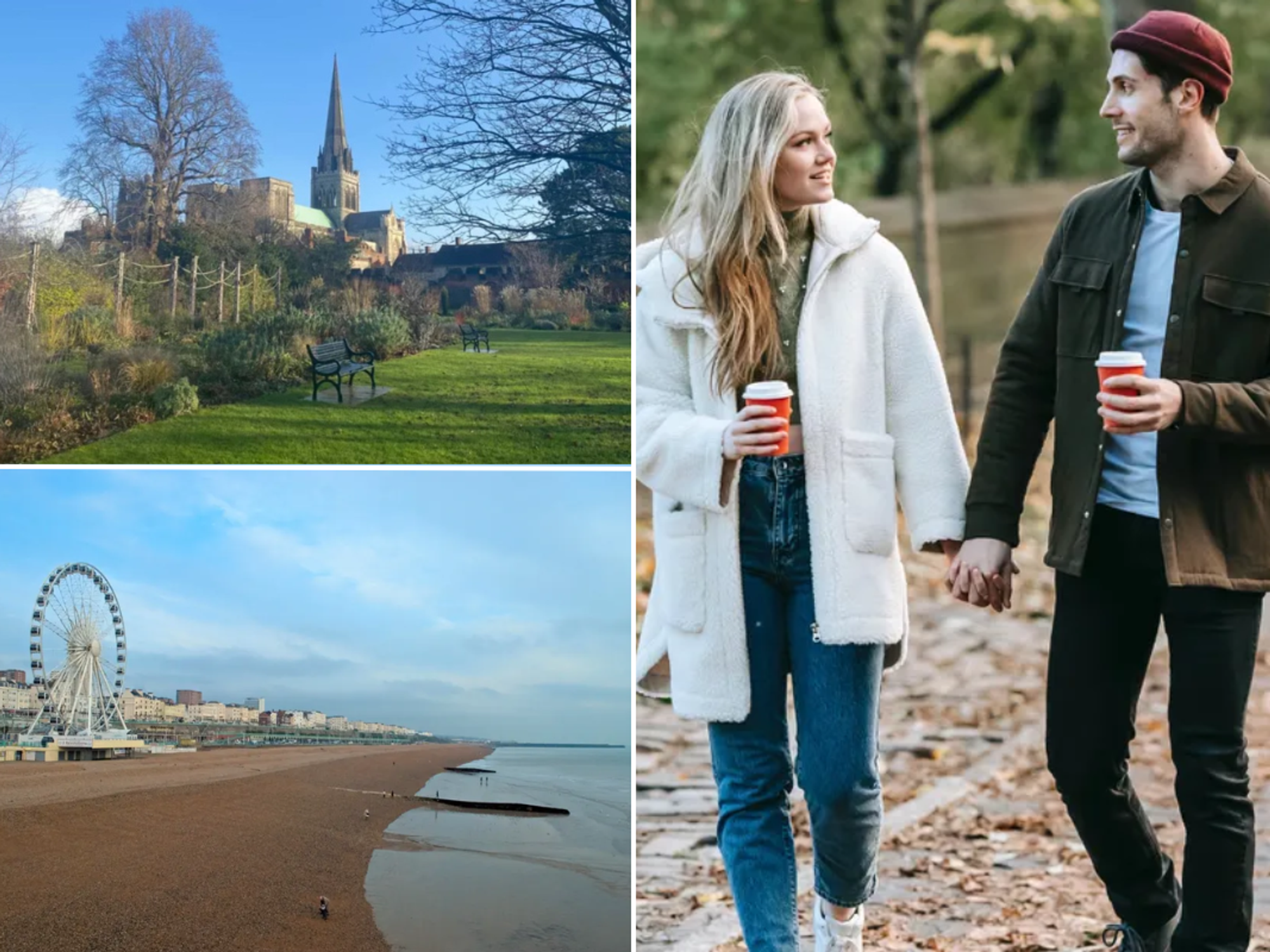 Chichester / Brighton / couple on walk