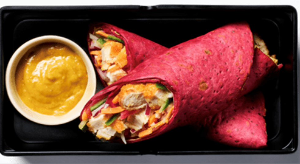 chicken katsu wrap