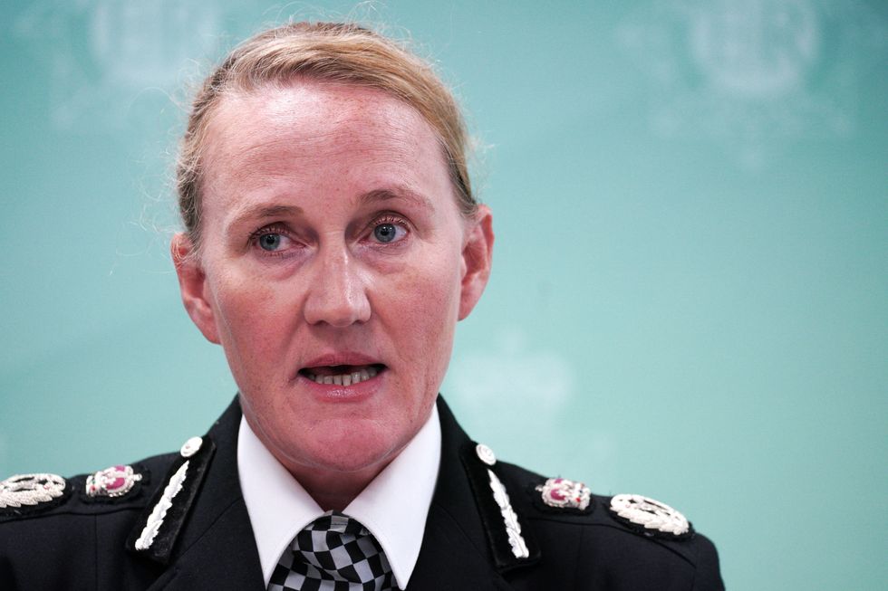Chief Constable Serena Kennedy from Merseyside Police speaks to the media at force headquarters in Rose Hill after a nine-year-old girl was fatally shot in Knotty Ash, Liverpool, on Monday. Two other people are in hospital with gunshot wounds after officers attended a house in Kingsheath Avenue, Knotty Ash. Picture date: Tuesday August 23, 2022.