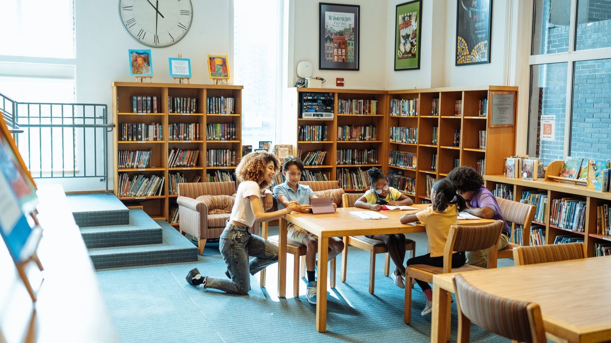 Children in a classroom
