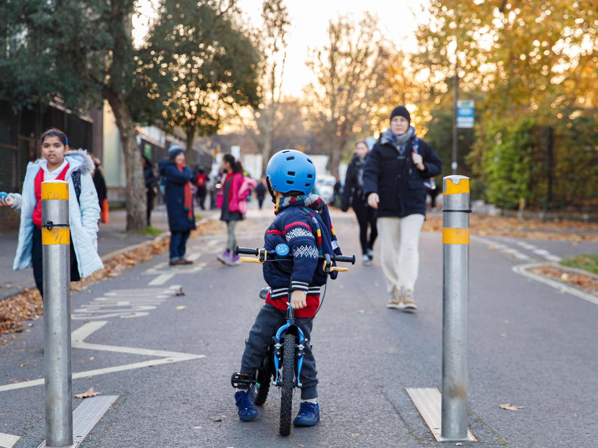 Children near school