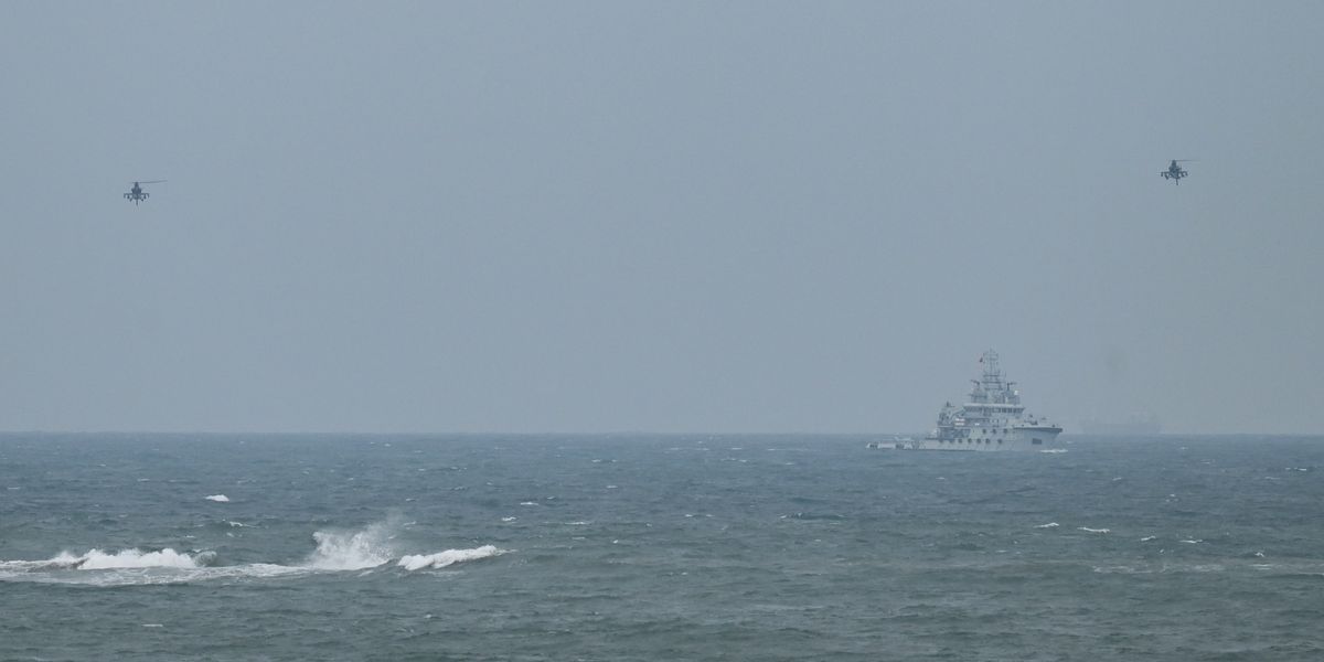NextImg:Taiwan military alert ramped up as China deploys 90 navy vessels