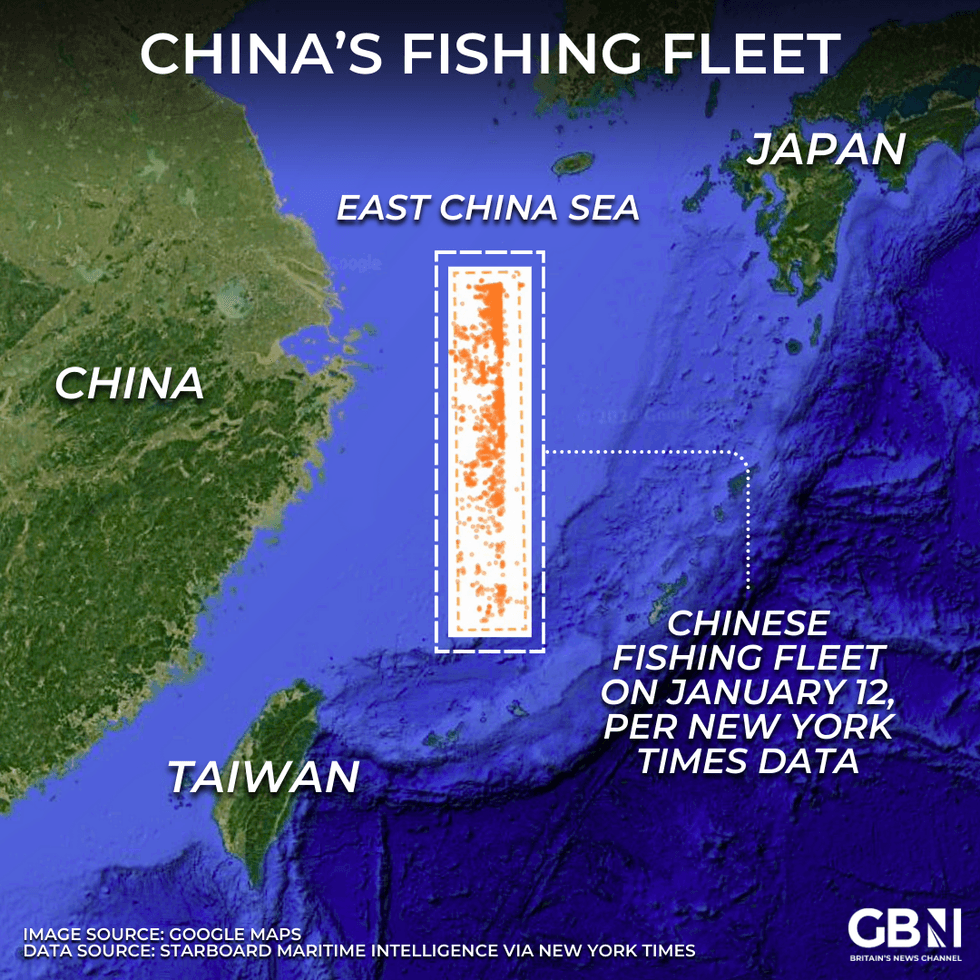 China fishing fleet