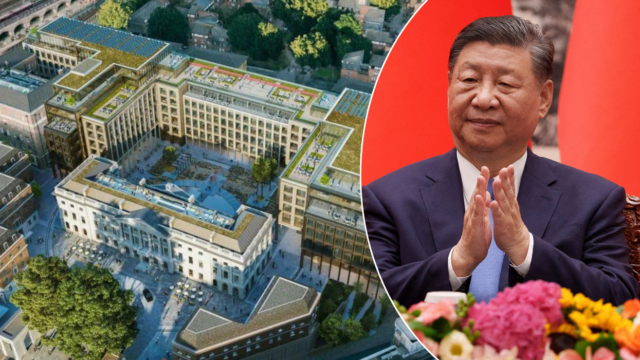 Chinese embassy concept/Xi Jinping