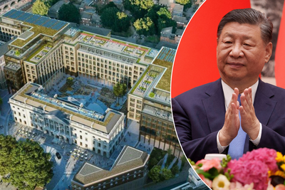 Chinese embassy concept/Xi Jinping