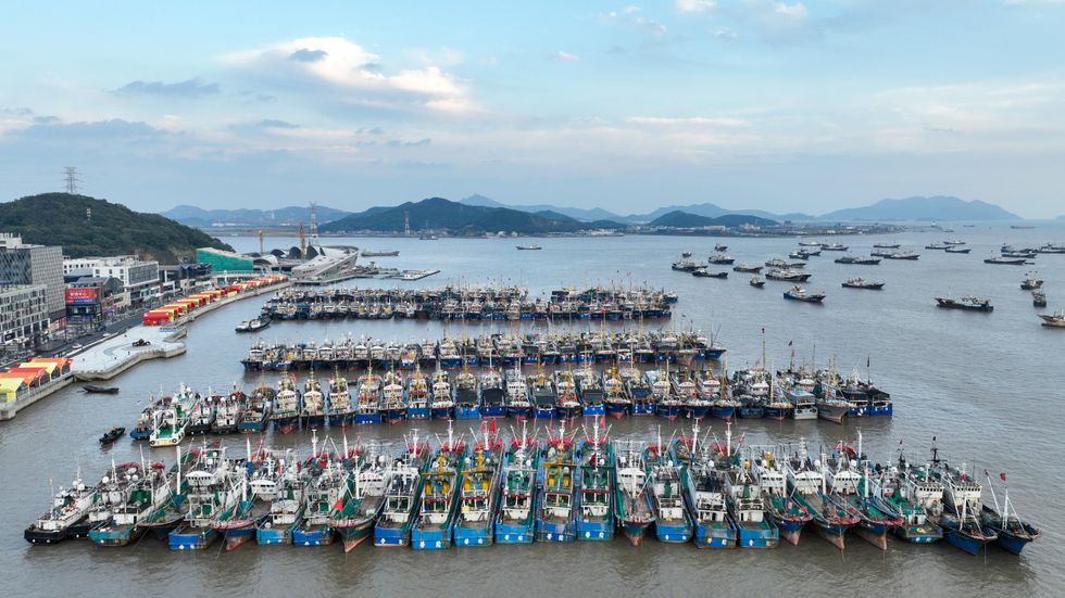 Chinese fishing fleet