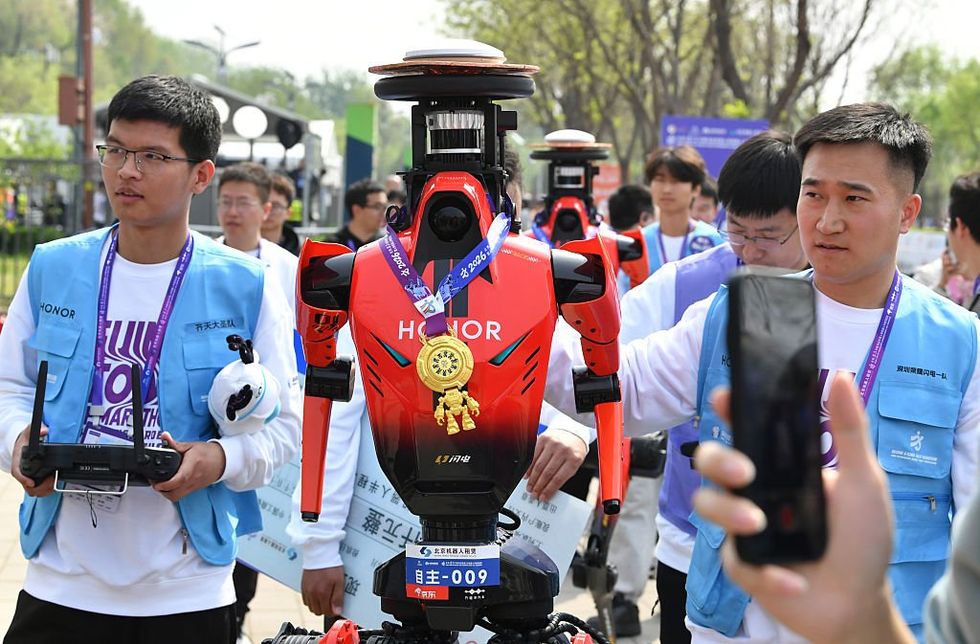 Chinese humanoid robots