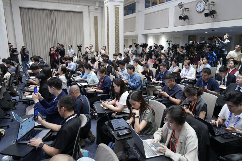 Chinese journalists
