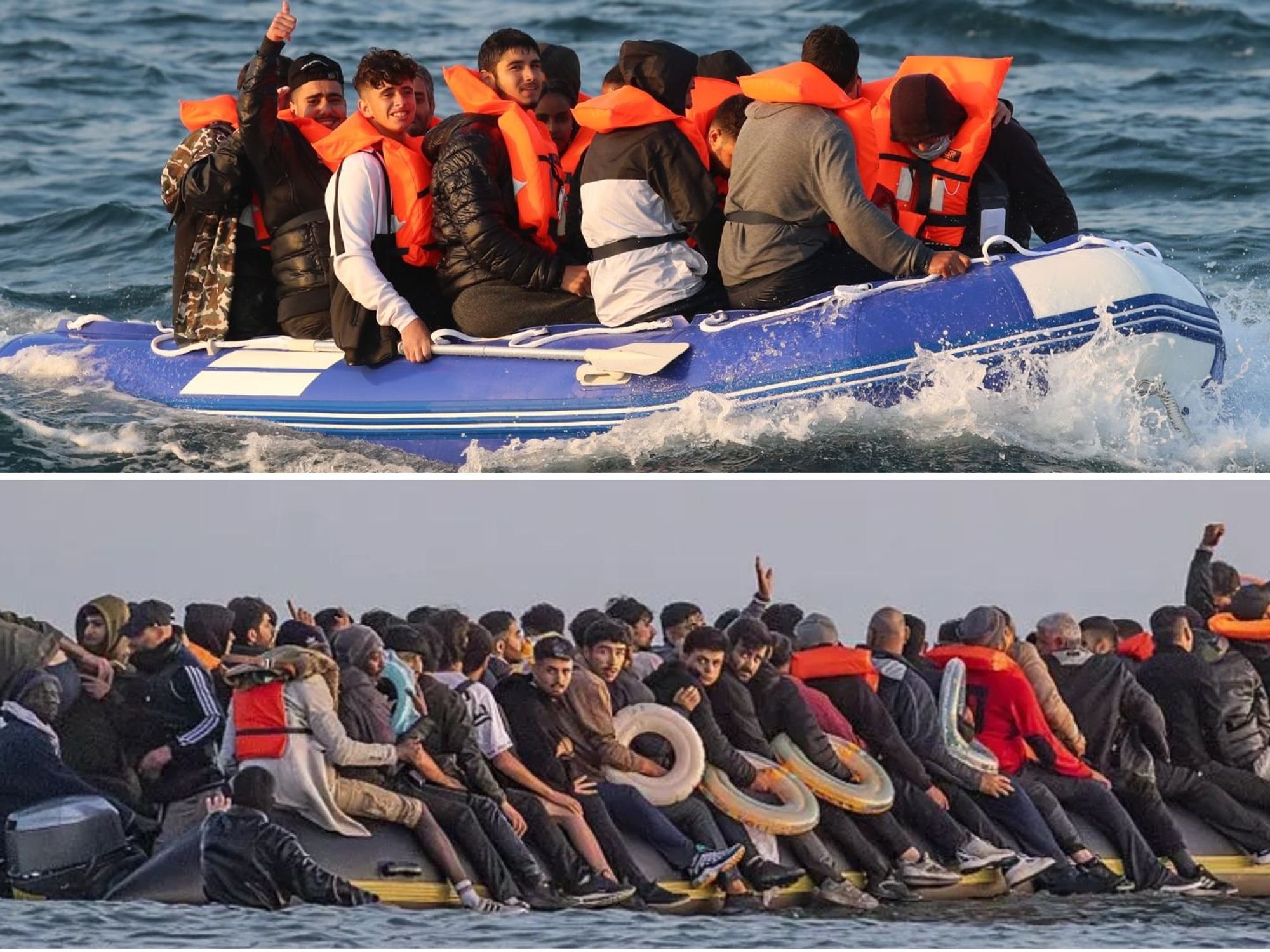 Chinese 'super dinghies' carrying more than 100 migrants on sale online for as little as £1,000