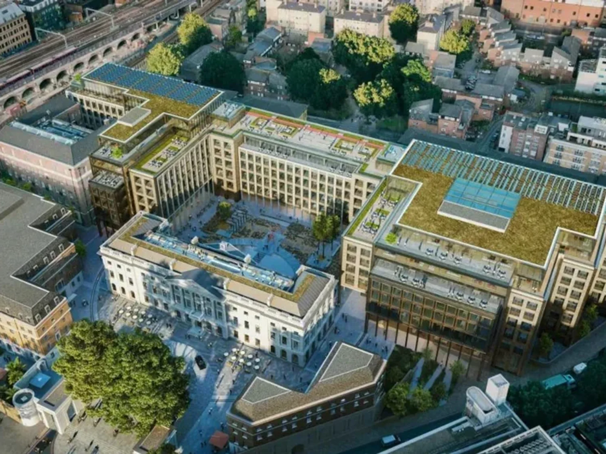 Chinese super-embassy mock-up