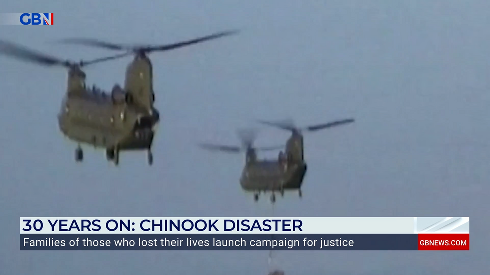Chinook helicopters
