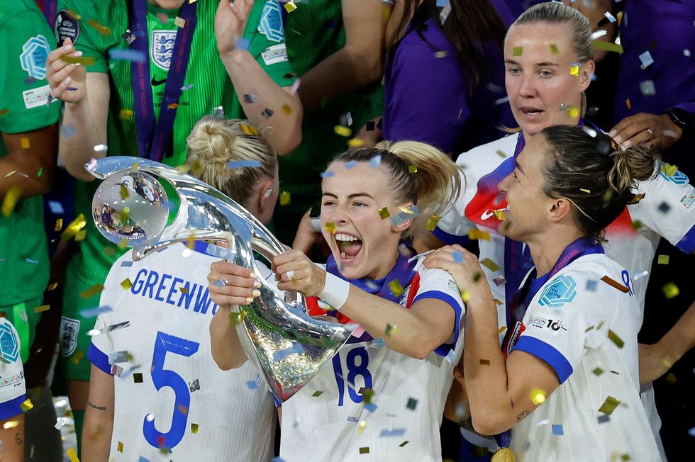 Chloe Kelly's winning penalty saw England retain their European Championship trophy