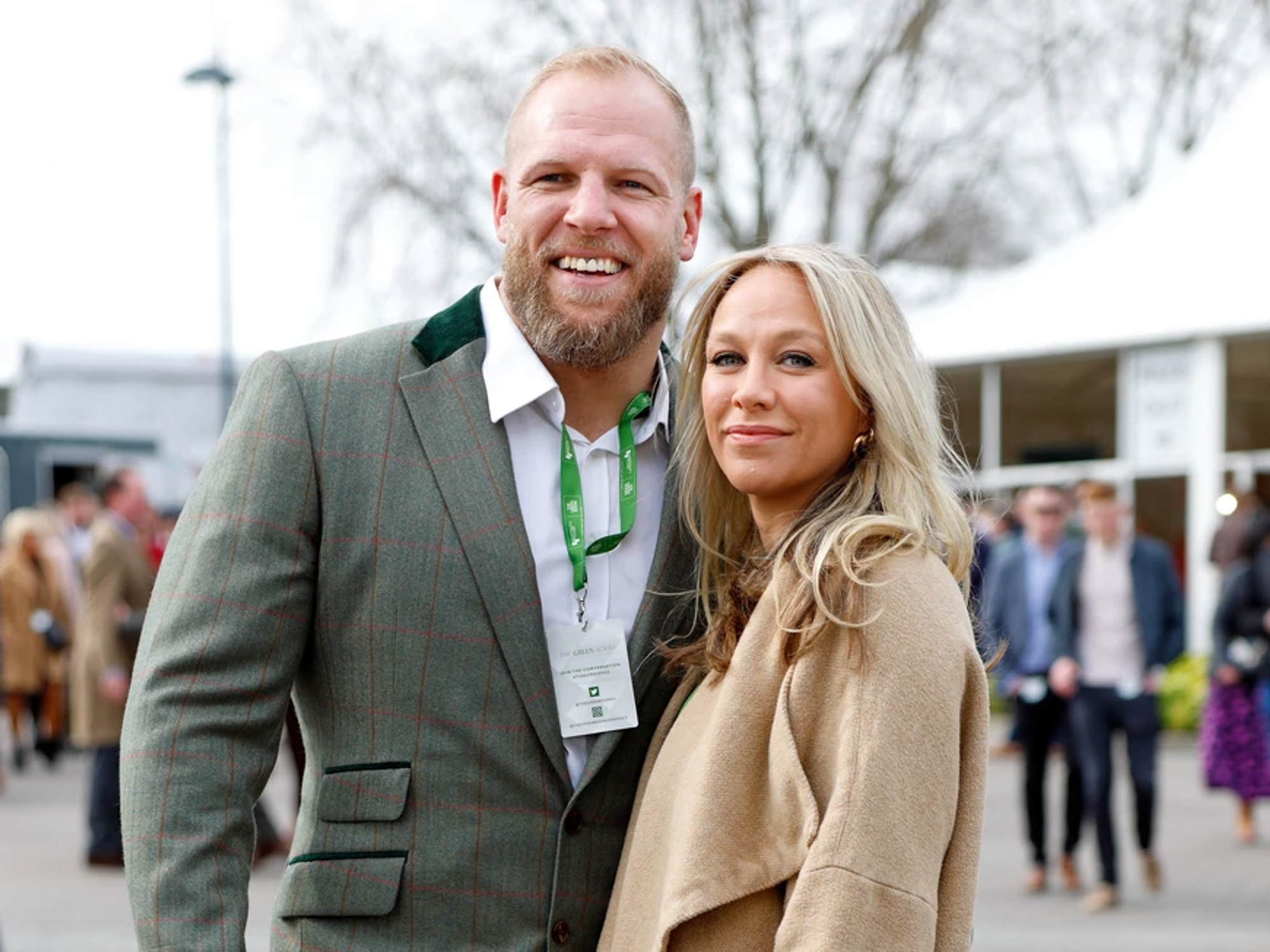 Chloe Madeley and James Haskell