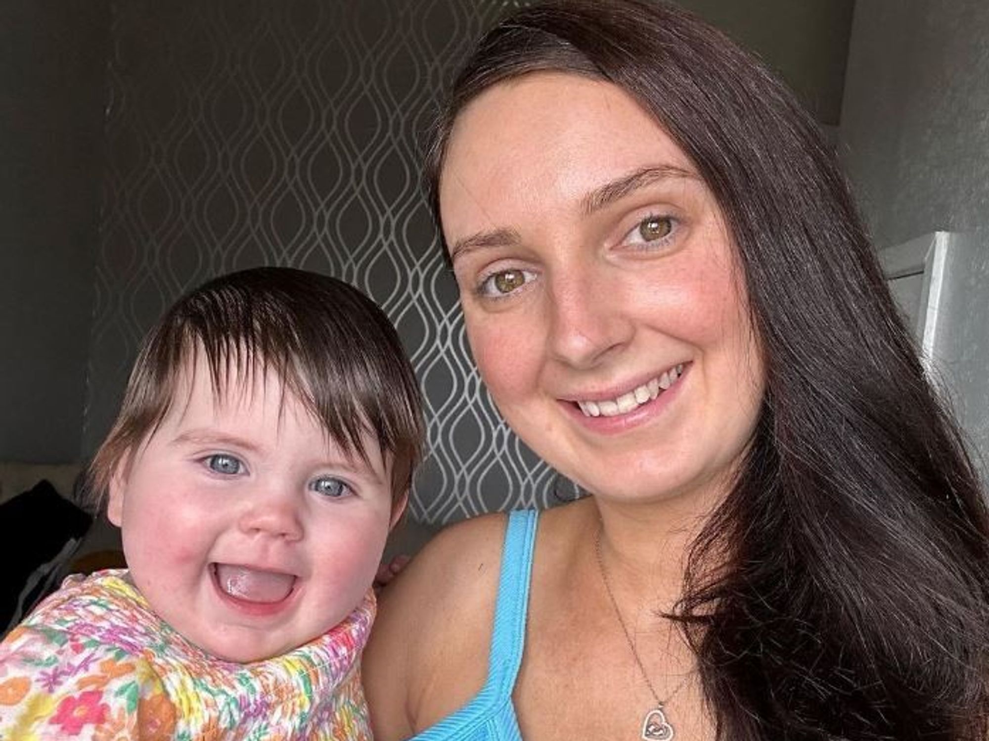 Chloe Radford and baby Mila