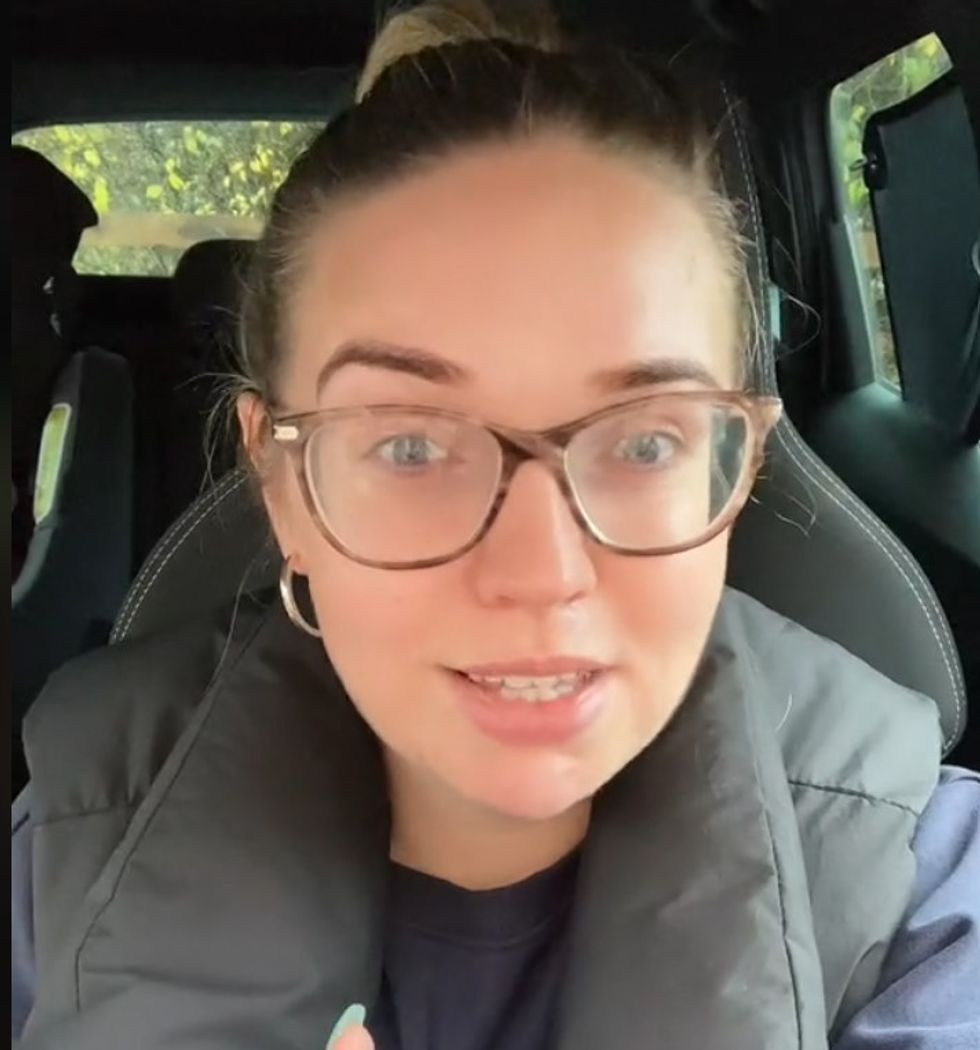 chloe talking to camera