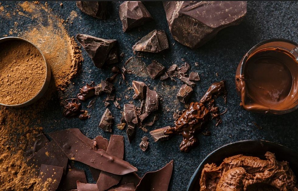 Chocolate stock image